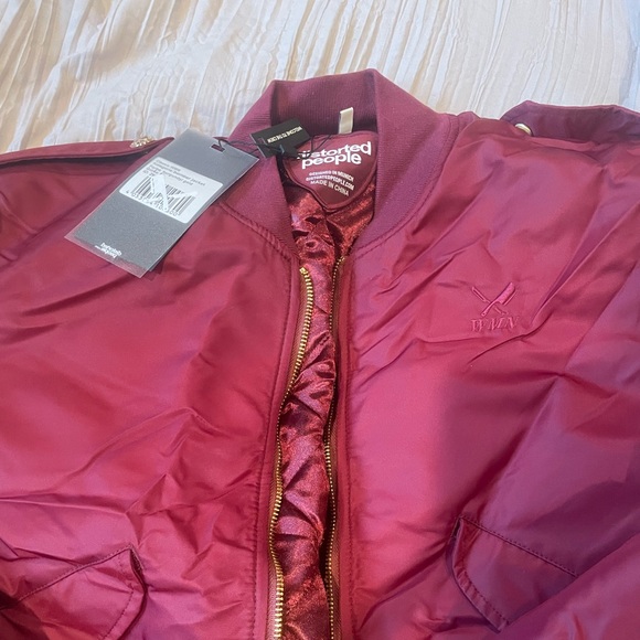 Distorted people bomber jacket - Picture 6 of 6